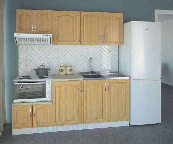 Кухненски комплект Астра Натурална - L 130 cm