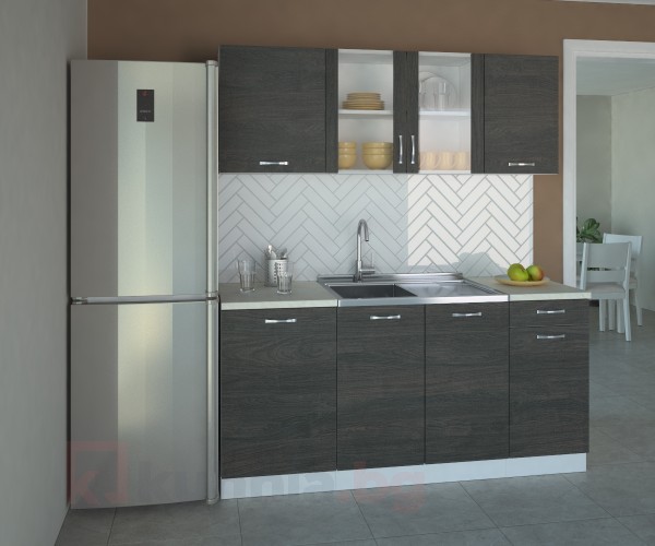 Кухненски комплект Вега Стъкло - L 170 cm