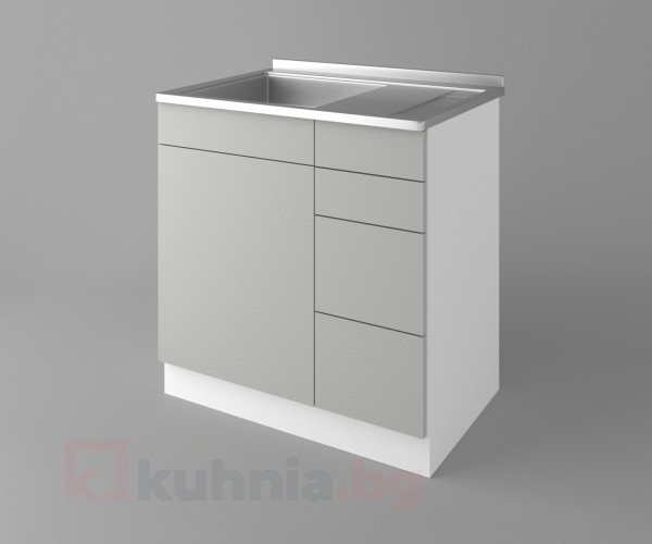 Шкаф с мивка - с четири работещи чекмеджета