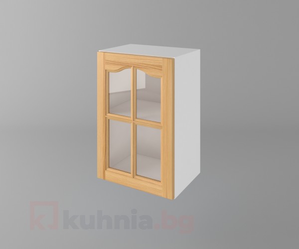 Шкаф с една врата за стъкло