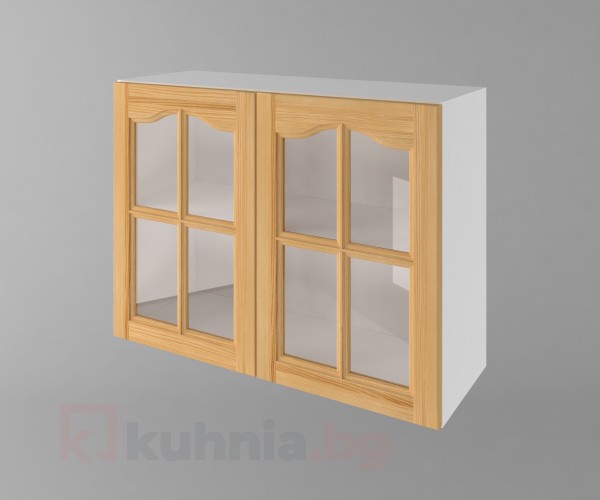 Шкаф с две врати за стъкло