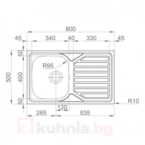 Мивка за враждане  POWER 80.1 SI