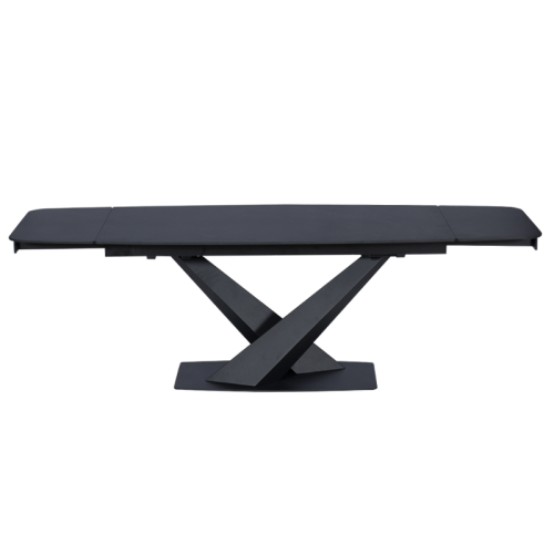 Разтегателна трапезна маса PLOCK - черна