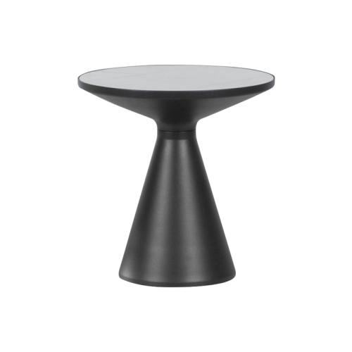 Холна маса ZARY 1 - бяла - черна