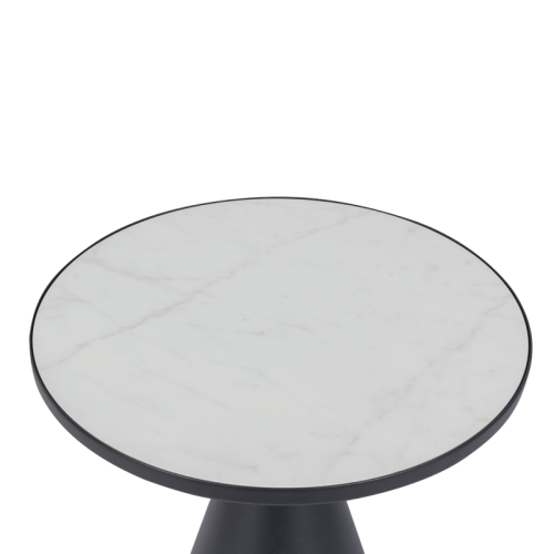 Холна маса ZARY 1 - бяла - черна