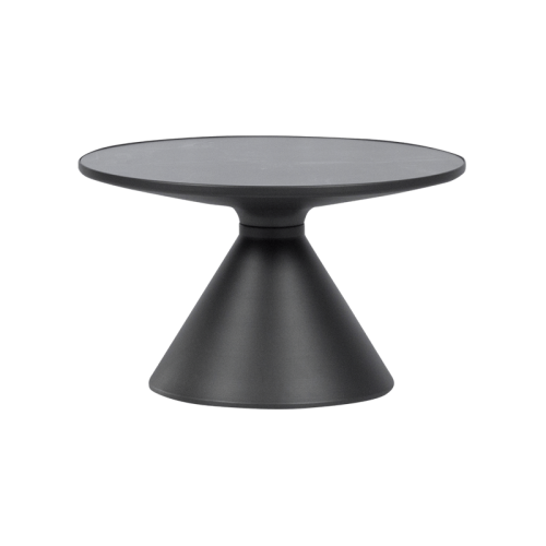 Холна маса ZARY 2 - бяла - черна