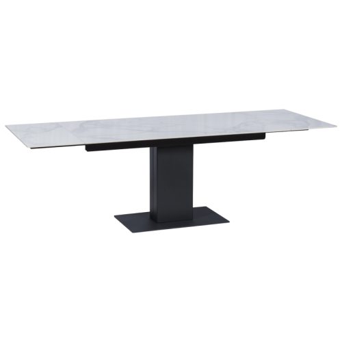 Разтегателна трапезна маса JURATA - бяла