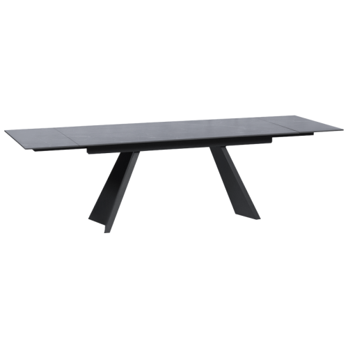 Разтегателна трапезна маса GLOGOW - черна