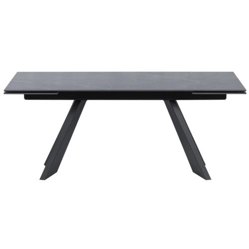 Разтегателна трапезна маса GLOGOW - черна