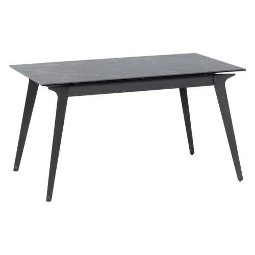 Разтегателна трапезна маса LAGOW - черна