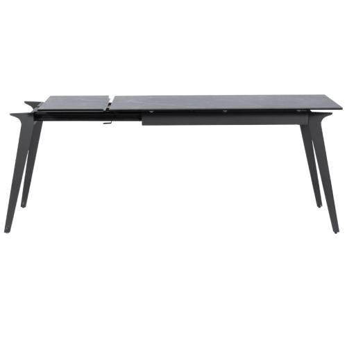 Разтегателна трапезна маса LAGOW - черна