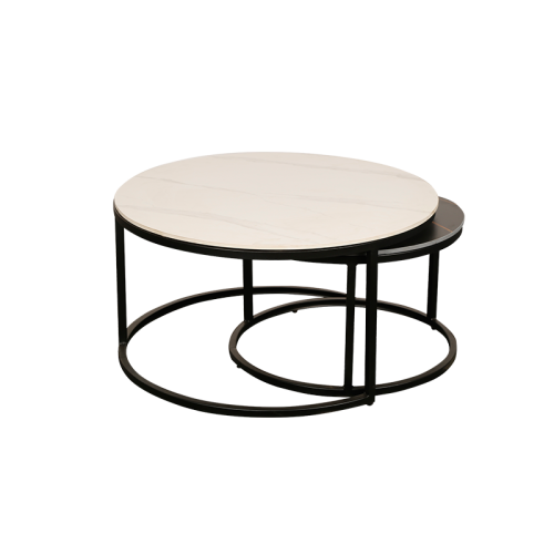 Комплект холни масички FRISKO - черно + бял