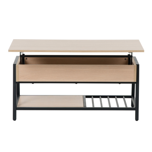 Холна маса с повдигащ механизъм DALLAS - дъб сонома