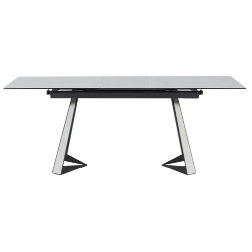 Разтегателна трапезна маса ADAM L - бяла