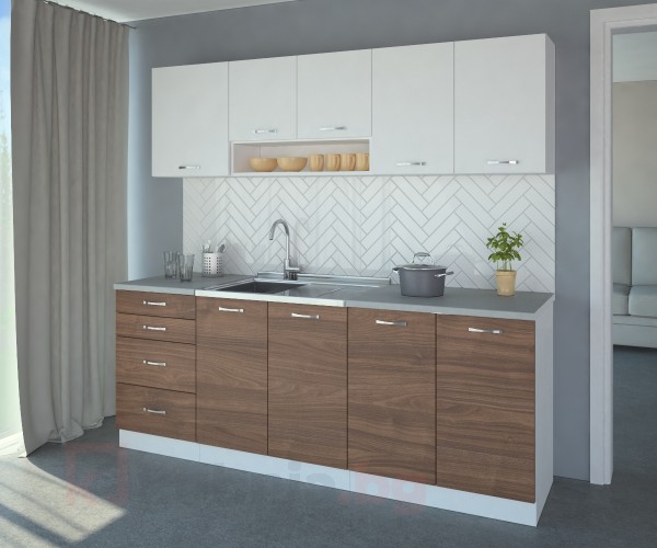 Кухненски комплект Нарцис Атлас - L 210 cm