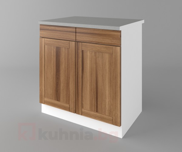 Долен кухненски шкаф с две чекмеджета и две врати Калатея - Канела