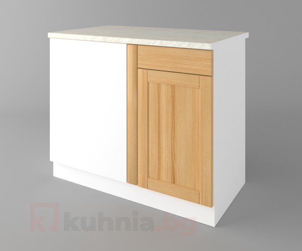 Долен кухненски шкаф за ъгъл  Калатея - Натурална