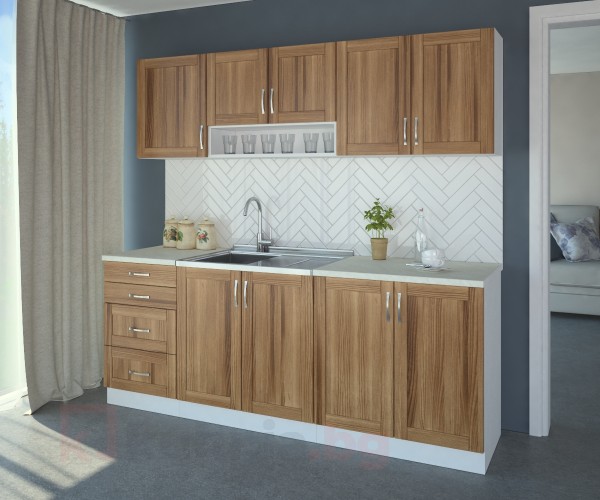 Кухненски комплект Калатея Канела - L 210 cm