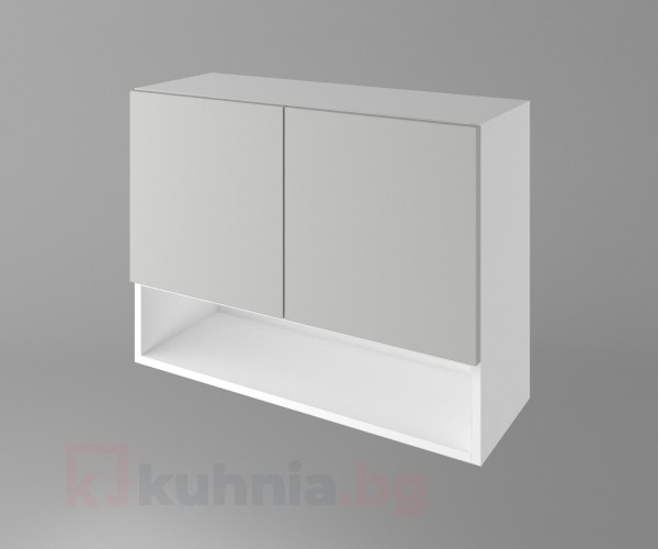 Шкаф с две врати и ниша