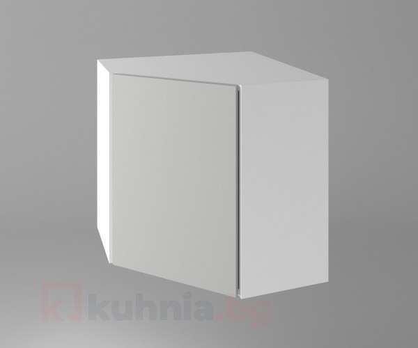 Шкаф за вътрешен ъгъл с една врата