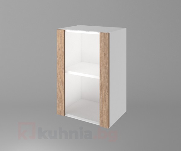 Шкаф с една остъклена врата