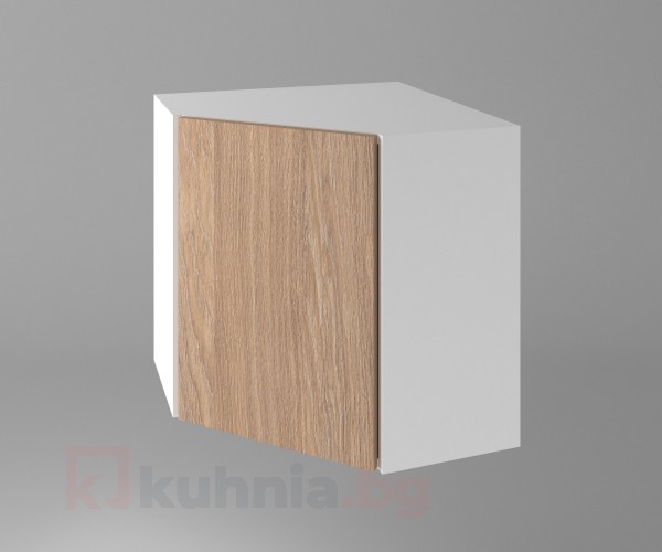 Шкаф за вътрешен ъгъл с една врата