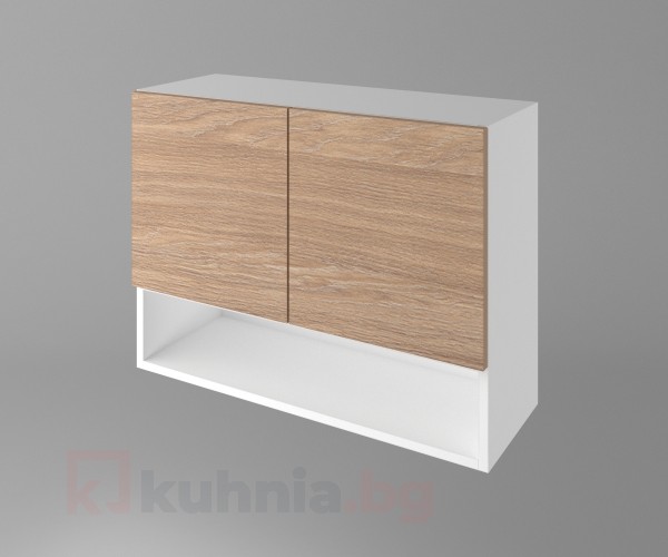 Шкаф с две врати и ниша