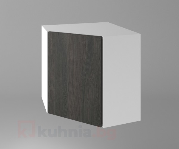 Шкаф за вътрешен ъгъл с една врата