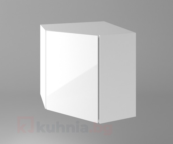 Шкаф за вътрешен ъгъл с една врата