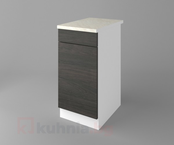 Долен кухненски шкаф с чекмедже и една врата Вега