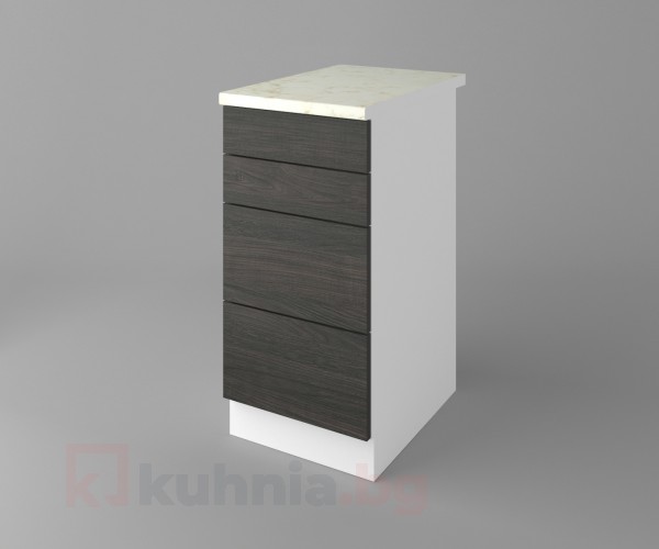 Долен кухненски шкаф с четири чекмеджета Вега