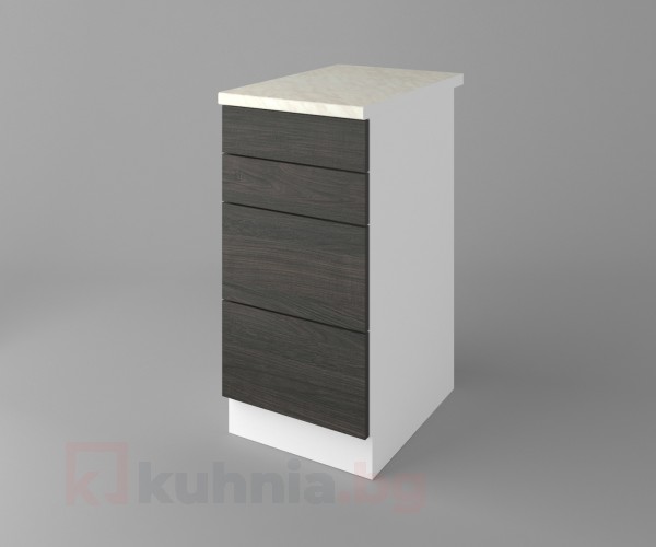 Долен кухненски шкаф с четири чекмеджета Вега