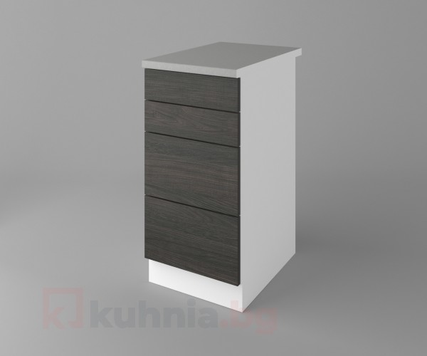 Долен кухненски шкаф с четири чекмеджета Вега