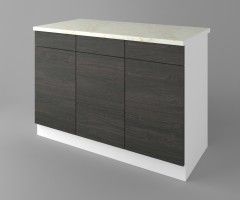 Долен кухненски шкаф с три чекмеджета и три врати  Вега 2