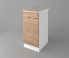 Долен кухненски шкаф с чекмедже и една врата Поларис 1