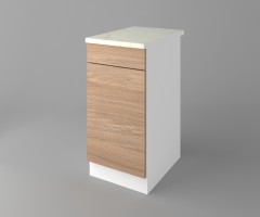 Долен кухненски шкаф с чекмедже и една врата Поларис 2