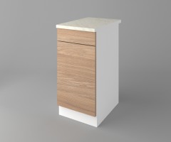 Долен кухненски шкаф с чекмедже и една врата Поларис 3