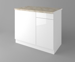 Долен кухненски шкаф за ъгъл Нарцис - Гланц 1