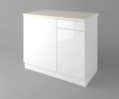 Долен кухненски шкаф за ъгъл Нарцис - Гланц 3