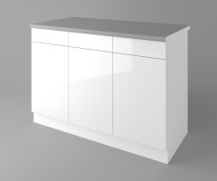 Долен кухненски шкаф с три чекмеджета и три врати Нарцис - Гланц 4