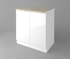 Долен кухненски шкаф с две врати Нарцис - Гланц 1