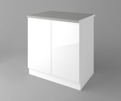 Долен кухненски шкаф с две врати Нарцис - Гланц 4