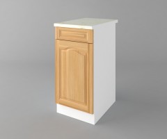 Долен кухненски шкаф с чекмедже и една врата Астра - Натурална 1