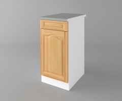 Долен кухненски шкаф с чекмедже и една врата Астра - Натурална 2