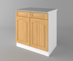 Долен кухненски шкаф с две чекмеджета и две врати Астра - Натурална 2