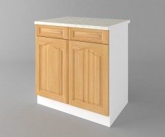 Долен кухненски шкаф с две чекмеджета и две врати Астра - Натурална 3