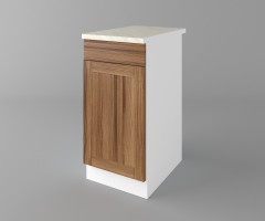 Долен кухненски шкаф с чекмедже и една врата Калатея - Канела 3
