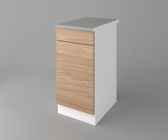 Долен кухненски шкаф с чекмедже и една врата Поларис 4