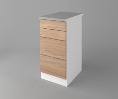 Долен кухненски шкаф с четири чекмеджета Поларис 4