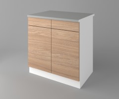 Долен кухненски шкаф с две чекмеджета и две врати Поларис 4